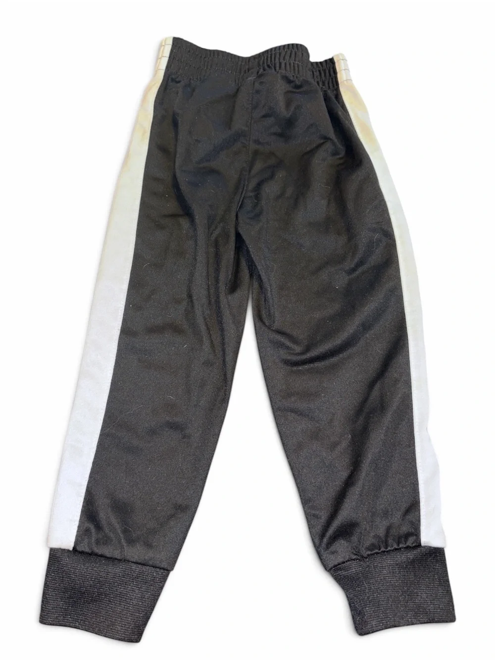 Nike Kids 3T Black Joggers with White Side Panels